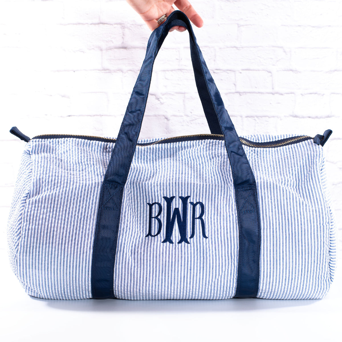 Monogram Weekender Bag Monogram Overnight Bag Travel Bag 