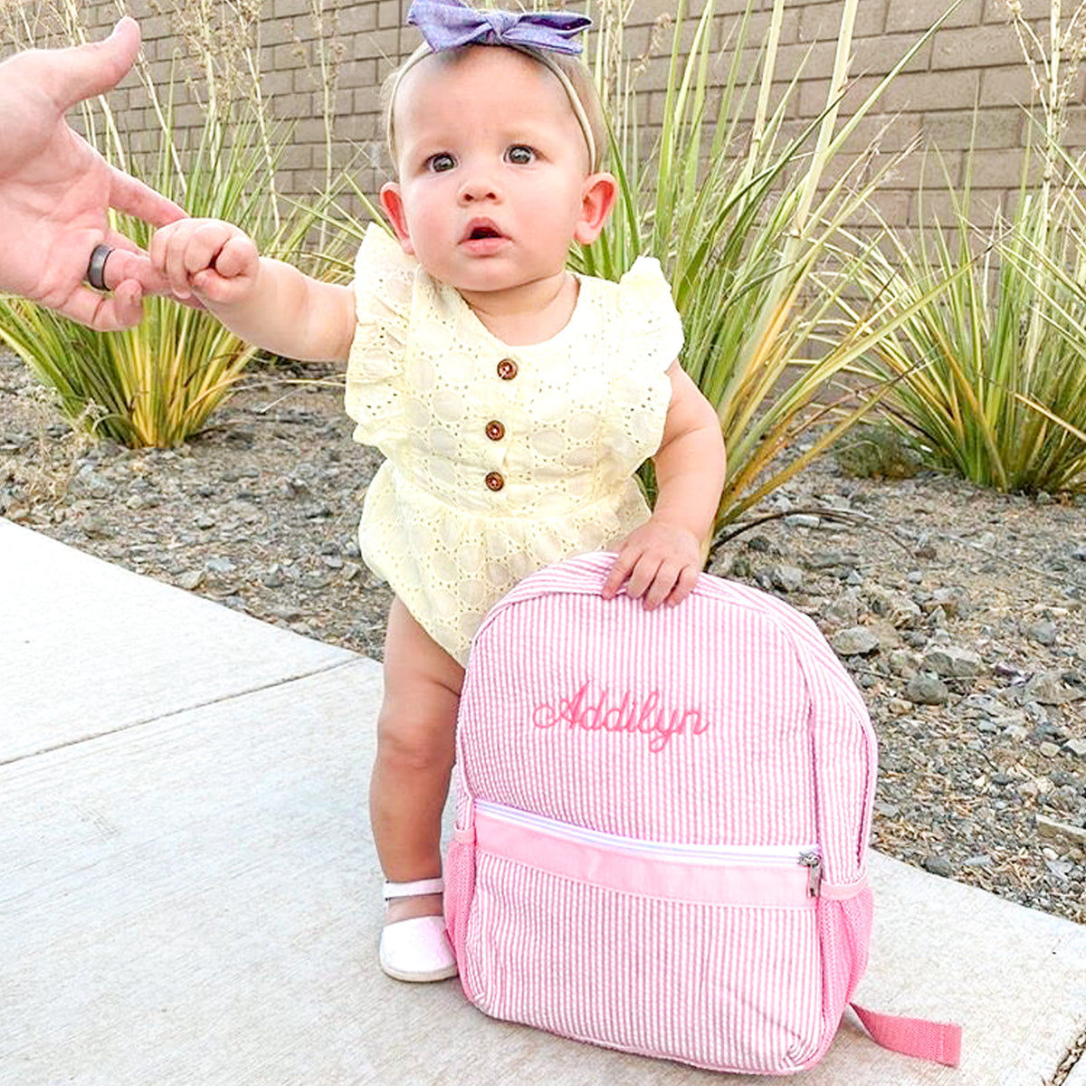 Personalized baby sales girl backpacks