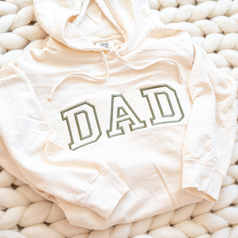 Embroidered DAD Sweatshirt with Hood