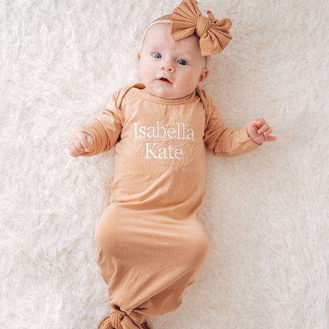 Personalized Knot Gowns