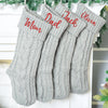 Personalized Christmas Stockings, Embroidered Stockings, Cable Knit Personalized Stockings