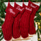Personalized Christmas Stockings, Embroidered Stockings, Cable Knit Personalized Stockings