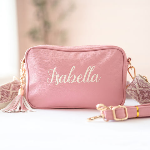 Personalized Crossbody Bag, PU Leather Clutch