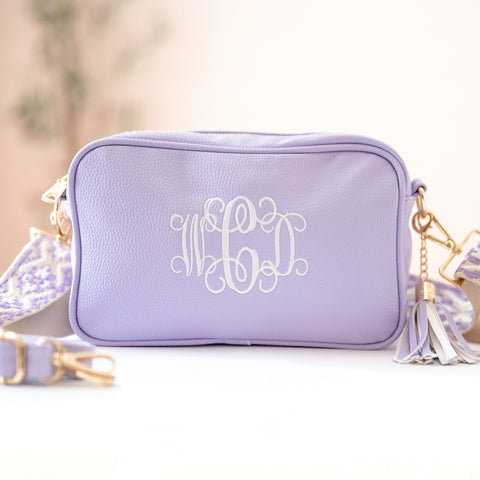 Personalized Crossbody Bag, PU Leather Clutch