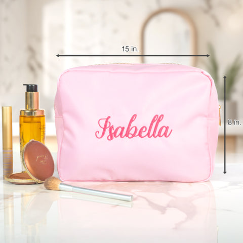 Personalized Makeup Bags, Oversized Cosmetic Bag