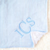 Seersucker Personalized Baby Blankets