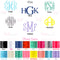 Monogrammed Hats | 12 Colors