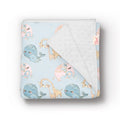 Animal Pattern Personalized Baby Blankets